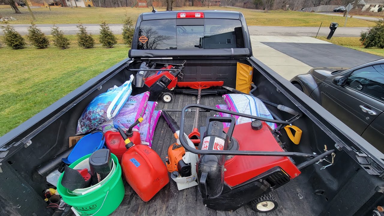 Snow plow setup - YouTube