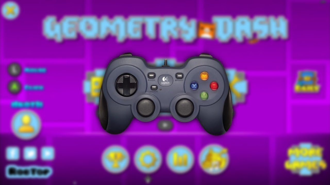 Geometry Dash but only on gamepad