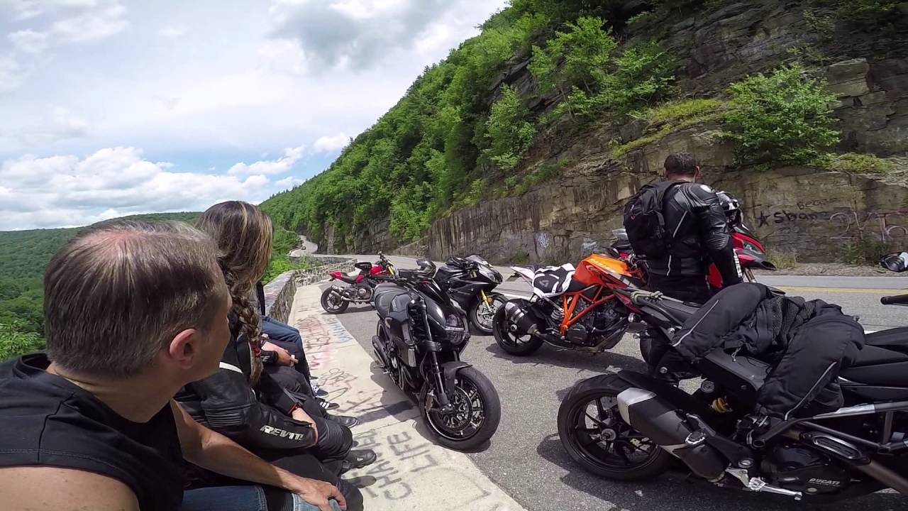 Ducati group ride Hawks Nest YouTube