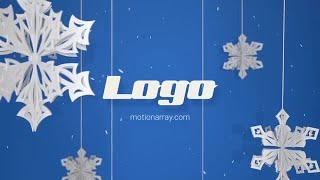 Christmas Logo DaVinci Resolve Templates