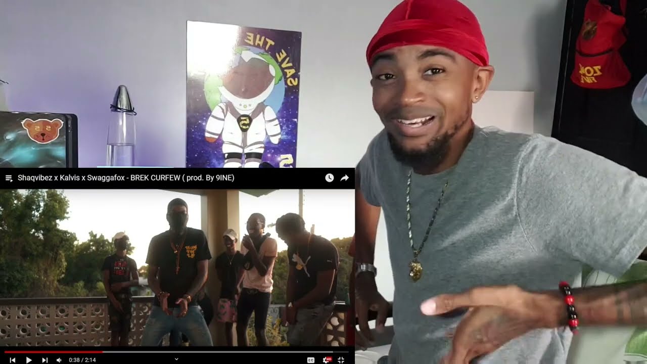 Kalvis x Shaqvibez  x Swaggafox - BREK CURFEW [Official Music Video]- REACTION