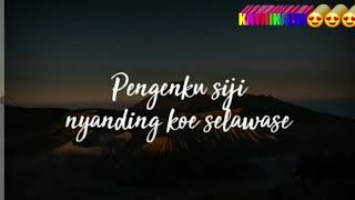 Pengenku siji nyanding koe selawase || status wa baper