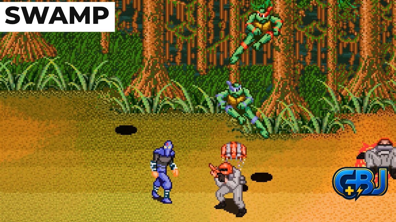 Leo & Raph – TMNT Rescue Palooza OpenBOR Co-Op 2025 Gameplay (Swamp Stage)