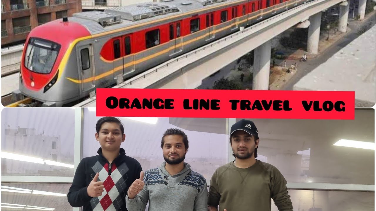 Orange Line Metro Train At Lahore | Pakistan | Travel Vlog Sone fari