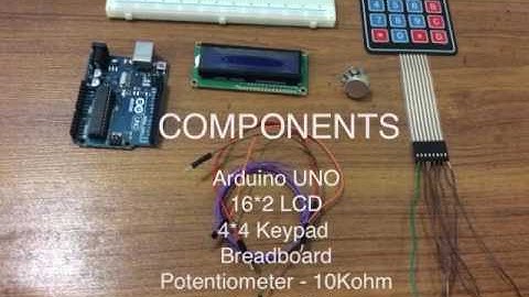 Simple. Calculator using Arduino
