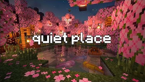 all problems are petty.... get some rest.... (minecraft music w crickets & wind)