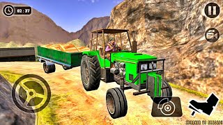 Heavy Trolley Cargo simulator 3D Truck - Green Tractor Off road tractor | Top Android GamePlay #10 screenshot 5