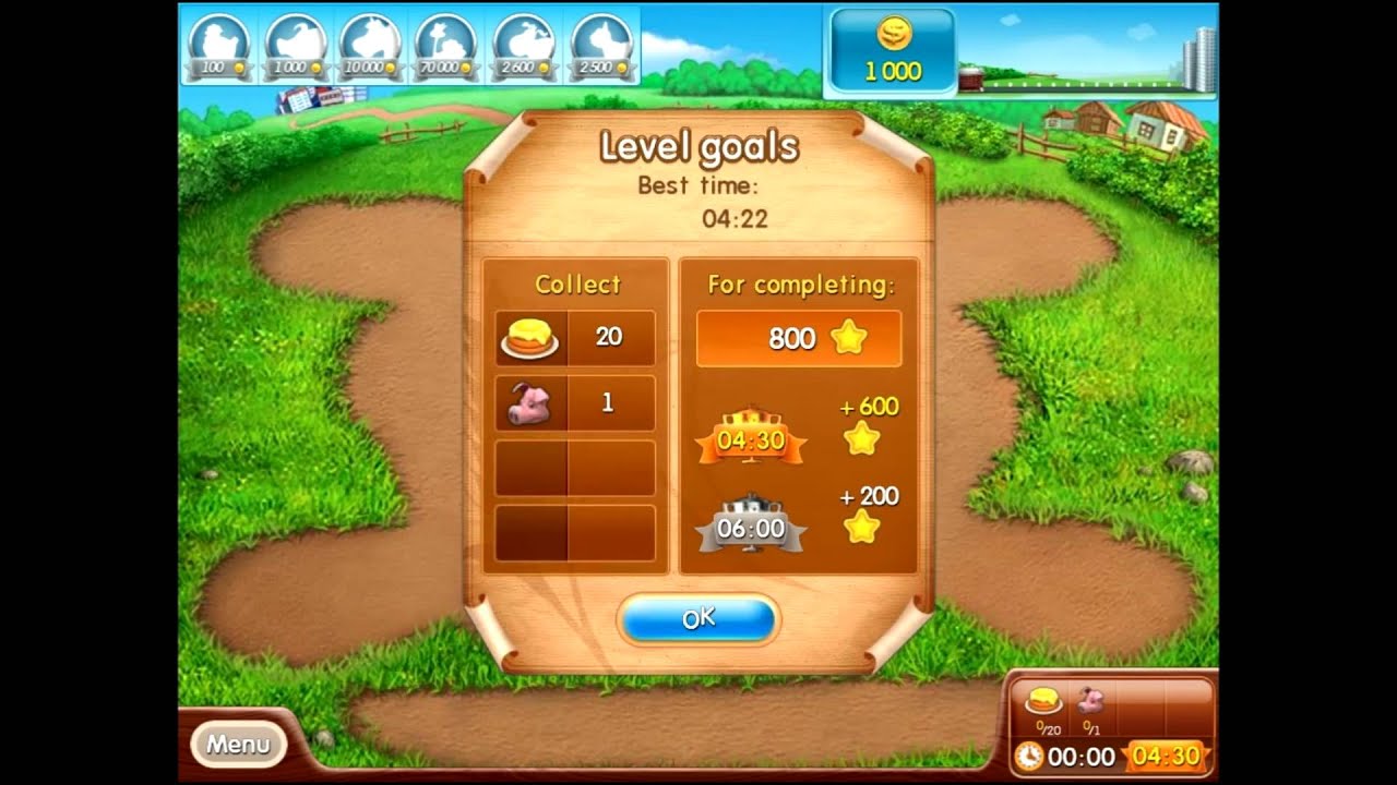 Farm frenzy 2 only GOLD (level 22) Meat street 2 Веселая ферма 2 Мясная