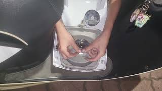 Emoving Em50 米黃色Em198開始整理大燈Ep1大燈更換Led頭燈這台車第一次開刀看到內不很新