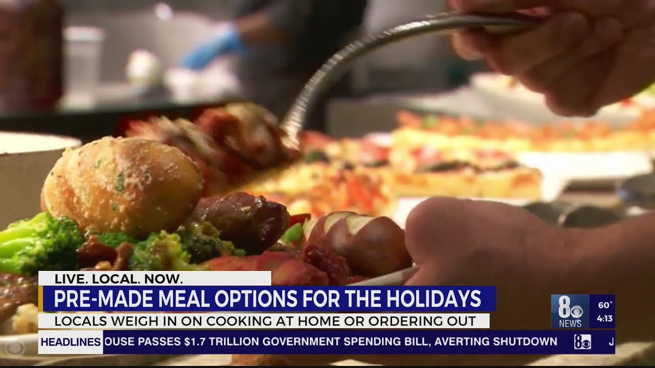 Premade meal options for the holidays YouTube