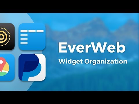 Widget Organization in EverWeb