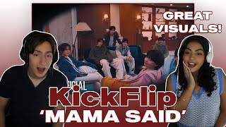First Time Reacting to KickFlip - "Mama Said"ㅣMusic Producer Couple ReactㅣYouthful Vibes & Visuals