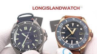 Automatic Dive Watch - Spinnaker Tesei. Titanium or Bronze, Take your Pick!