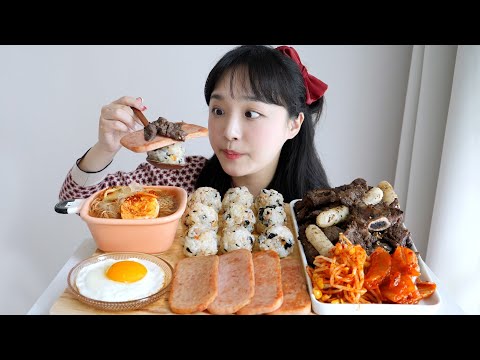 <strong>참치마요주먹밥</strong>,냉면,치즈떡 등 REALSOUND MUKBANG :D