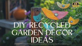 DIY Recycled Garden Decor Ideas | Turn Trash into Eco-Friendly Budget Backyard Focal Art