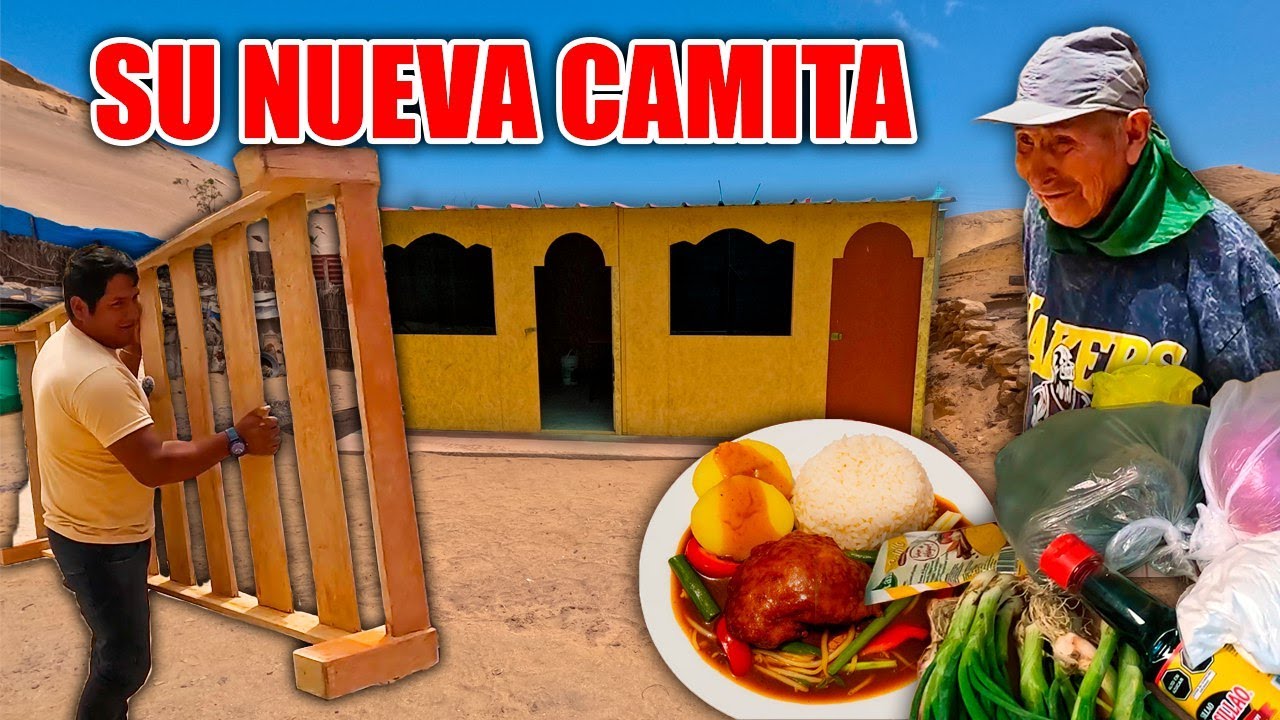 Le llevé su CAMA nueva al TÍO ABRAHAM | Y le cociné un rico POLLO al SILLAO