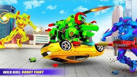 Grand Bull Robot Transforming Car | Robot Games | Chari Games