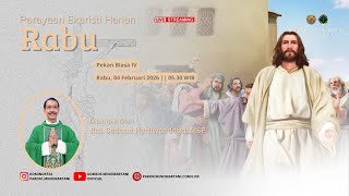 Perayaan Ekaristi Harian - Rabu, 04 Februari 2026 - 05.25 WIB | Paroki Minomartani