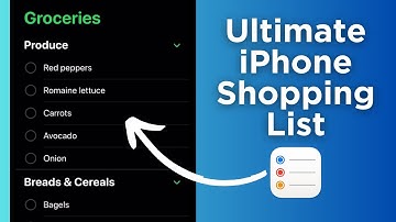 Apple Reminders Hack: Grocery Shop like a Pro