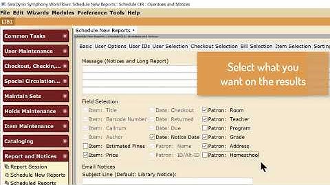 Create Overdue Notices