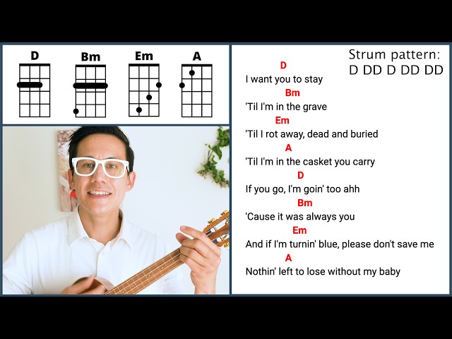 Birds of a Feather Ukulele Play Along – Billie Eilish