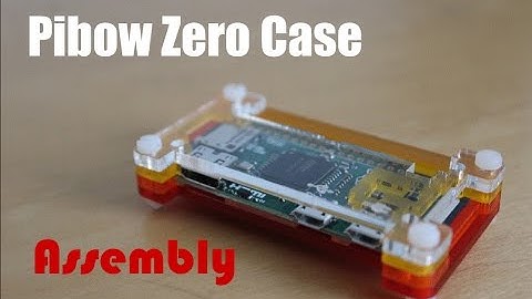 Pibow Zero Case | Assembly | Raspberry Pi Zero | Pimoroni