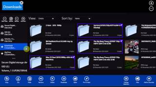 Windows  Explorer 8.1 for Touchscreen Tablets. Select Multiple Files.