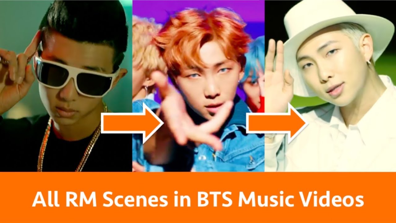 All RM Scenes In All Official Korean BTS Music Videos - YouTube