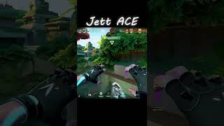 Jett ULT Ace #valorant #valorantclutchmoments #valorantclips #gamingshorts #fyp #tenz