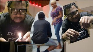 SMOKING CIGARETTE PRANK ON MY WIFE... SEE HER REACTION WILL SHOCK YOU