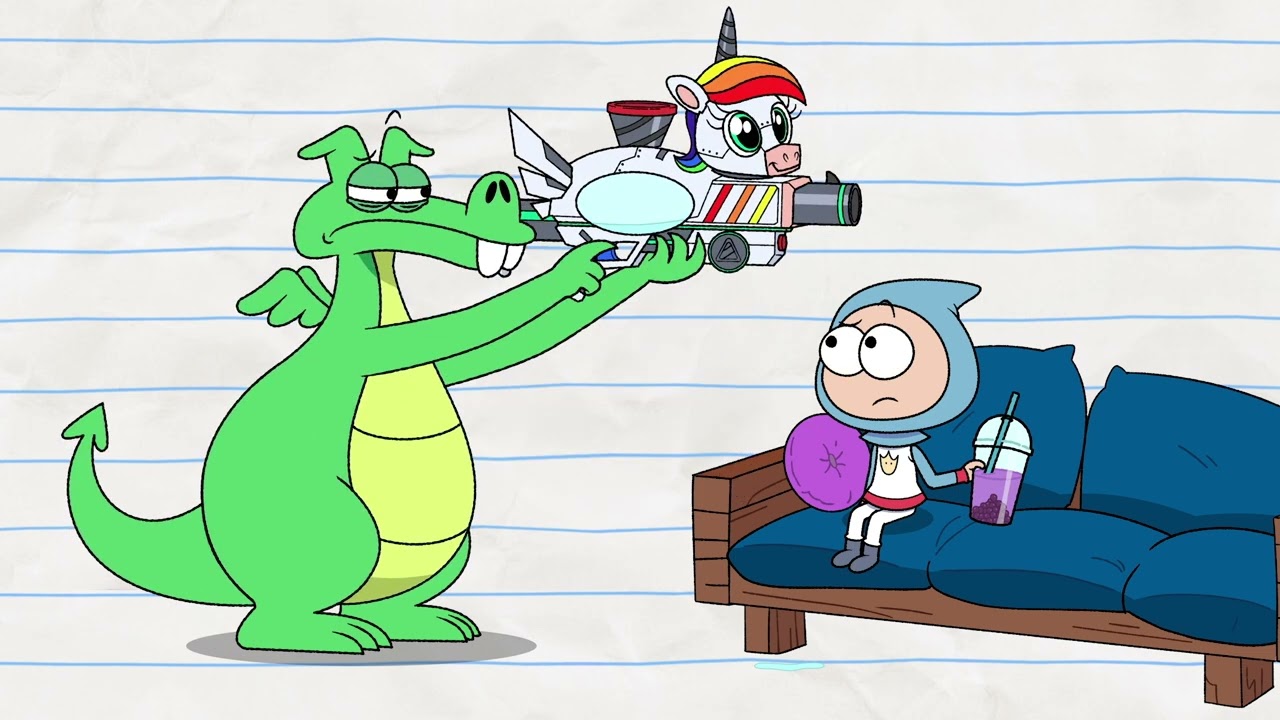 Boy & Dragon - Draak & Eenhoorn ziek! | Kindertelevisie | WildBrain Gadget Garage - Nederlands