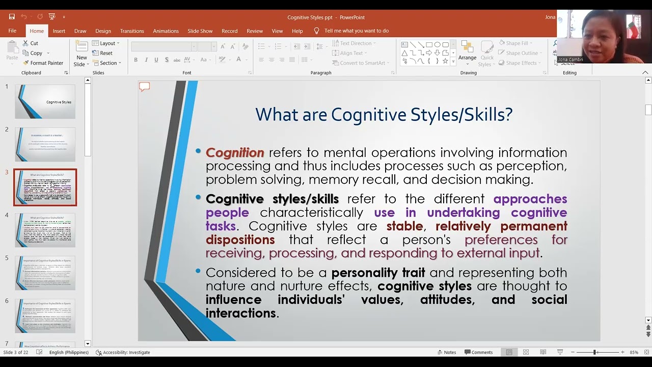 Cognitive Styles