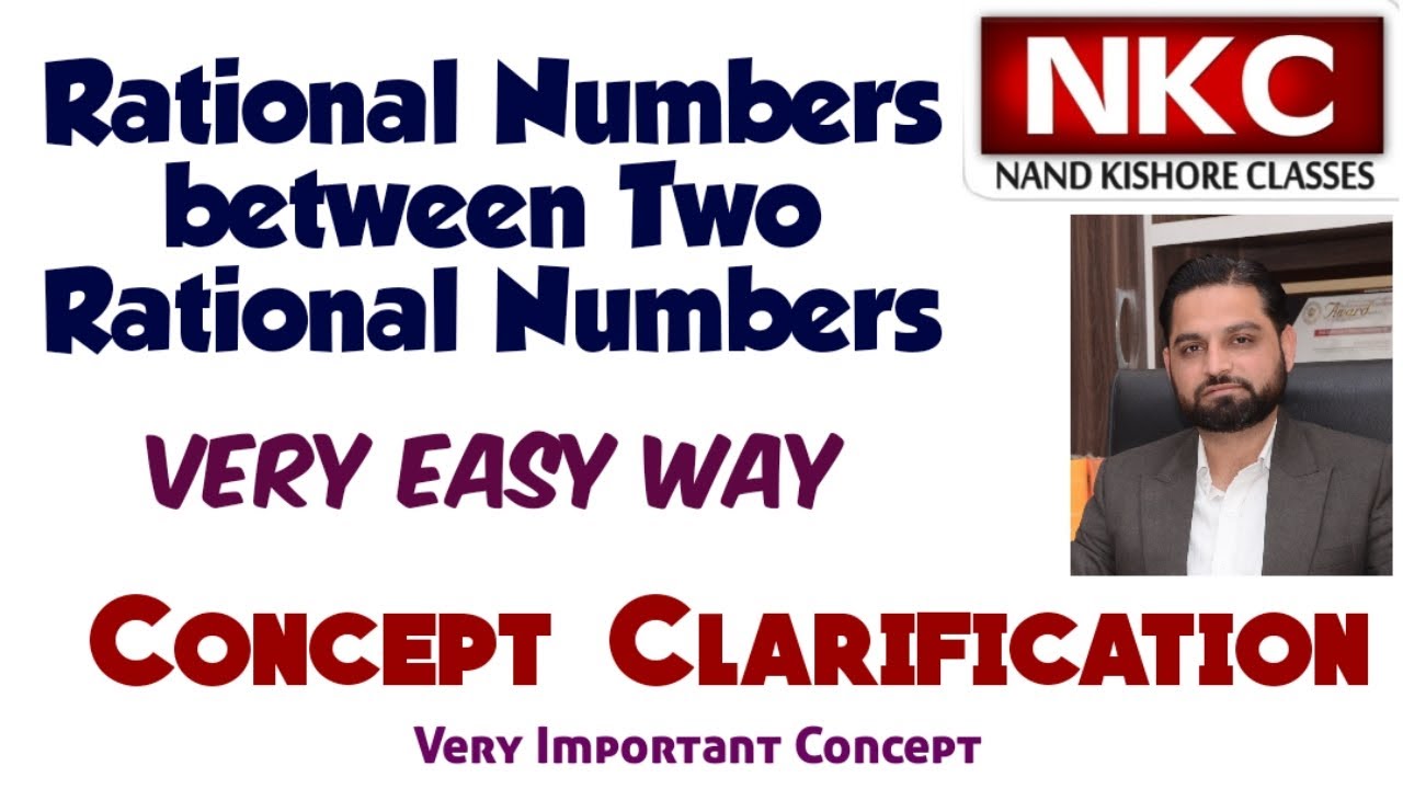 Rational Numbers between Two Rational Numbers|Very Easy way|Concept ...