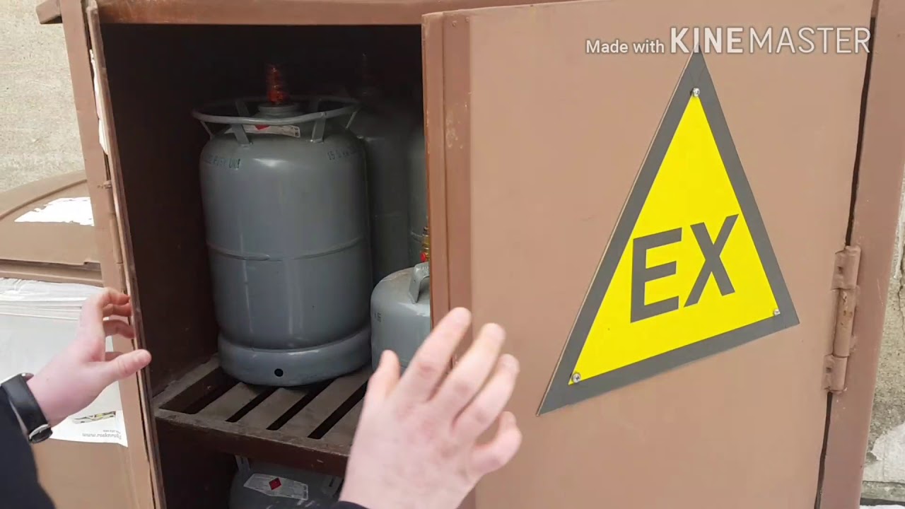 Kaasupullo vaihtaminen ja asentaminen