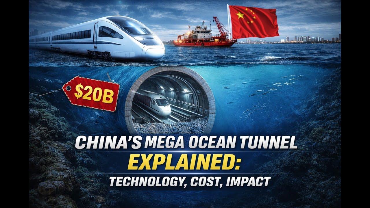 China’s Mega Ocean Tunnel Explained: Technology, Cost, Impact