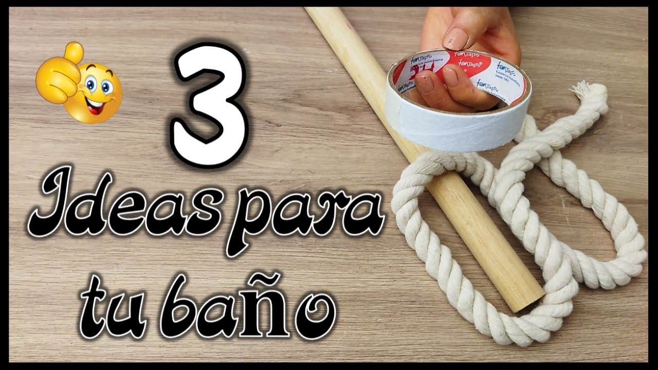 3 IDEAS PARA DECORAR TU BAÑO - Manualidades útiles para el baño - Crafts for the bathroom 2024