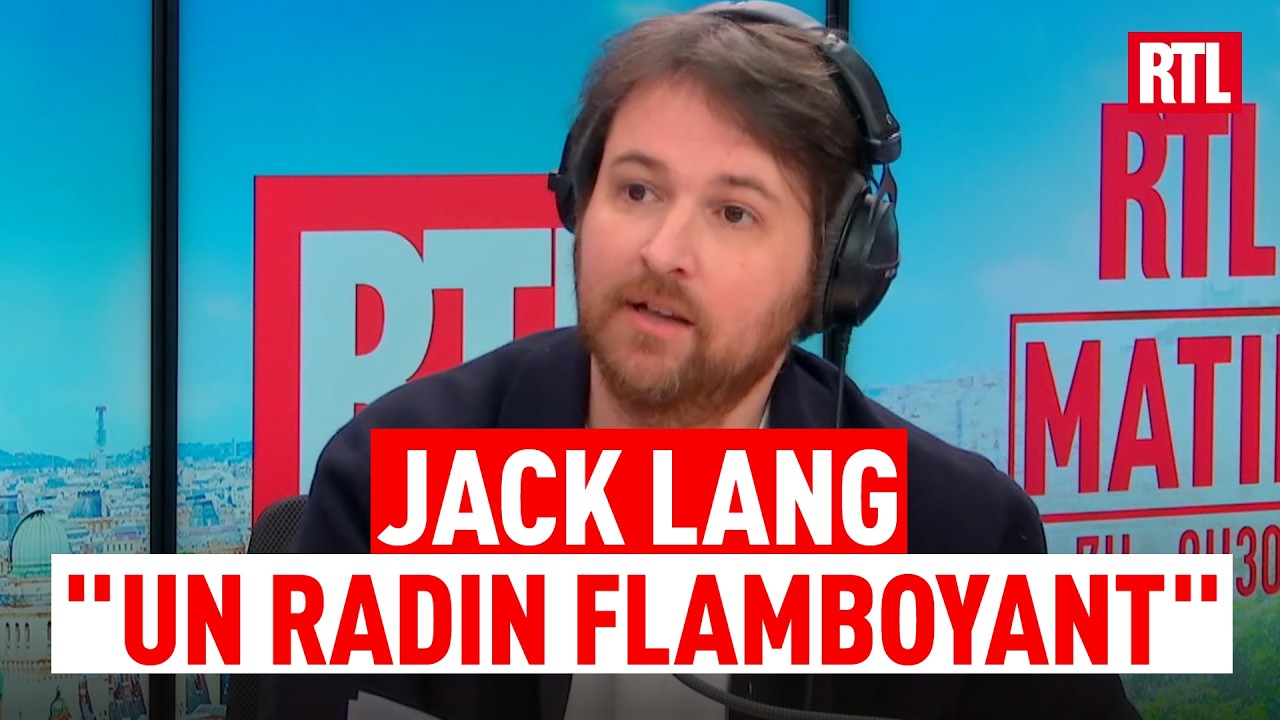 William Galibert sur RTL : "Jack Lang vivait au crochet des autres"