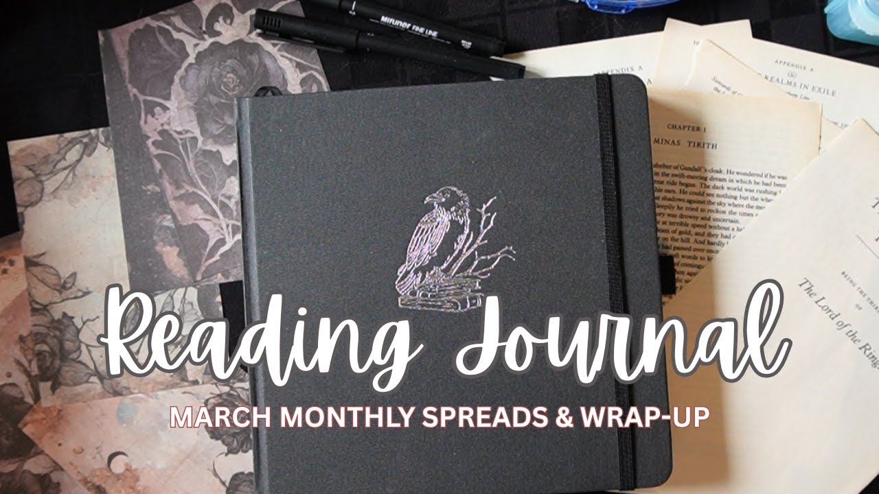 2025 Reading Journal Spreads & Monthly Wrap Up