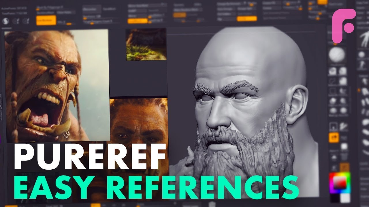 what is pure ref in zbrush