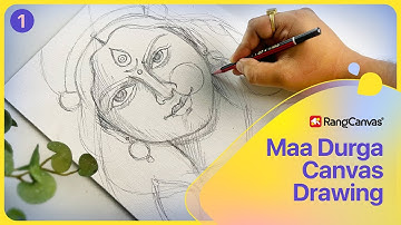 Durga Maa Face Painting on Canvas | Maa Durga drawing Tutorial | Durga puja 2025 #durgapuja #durga