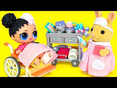 LOL Doll Needs a DOCTOR! 🩺 Morning Routine and Doctor at Home - Toy Cartoons for Kids