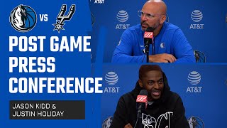 Jason Kidd \& Justin Holiday | Post Game Press Conference