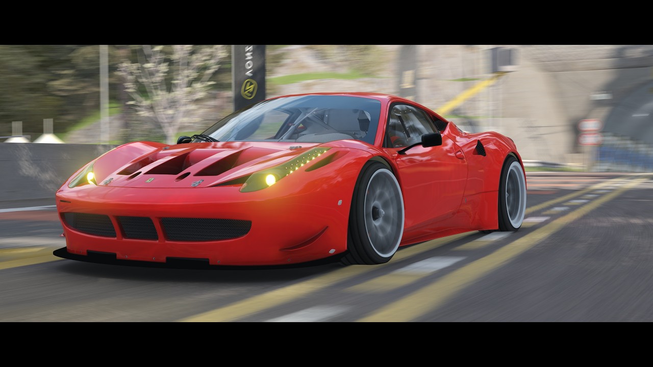 Ferrari 458 drift - Okutama Touge 2 hillclimb crop drift tv cam