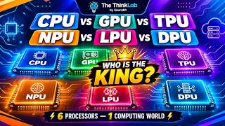 🚀 CPU vs GPU vs TPU vs NPU vs LPU vs DPU — Why do we need so many processors