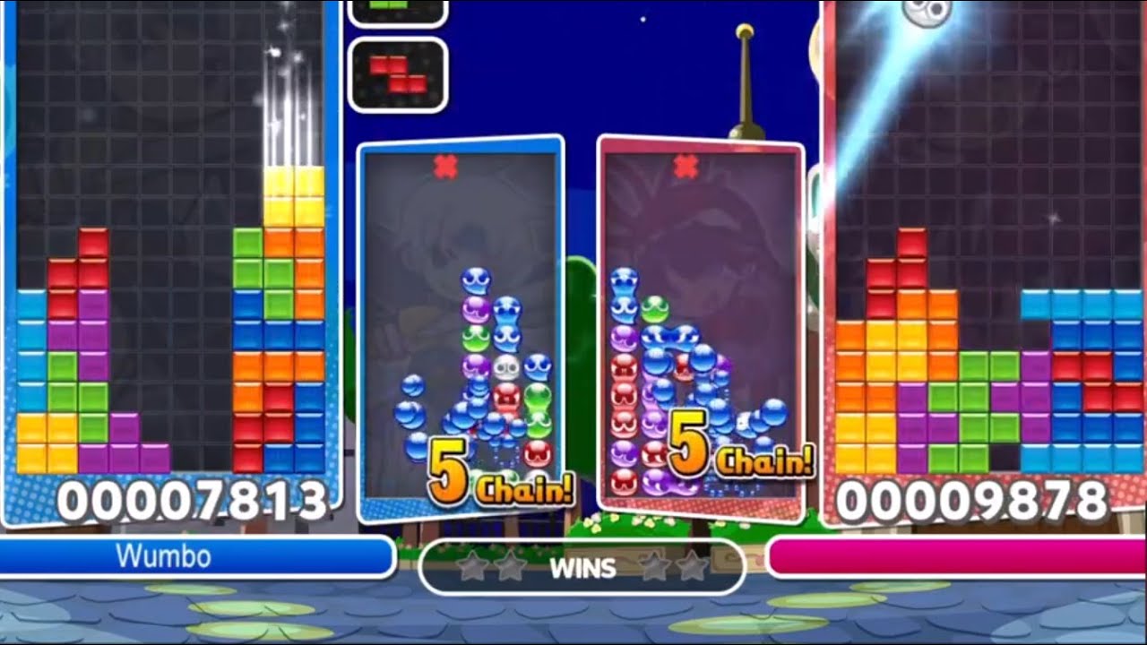 Puyo Puyo Tetris Swap VS Hacker (No Name Feli)