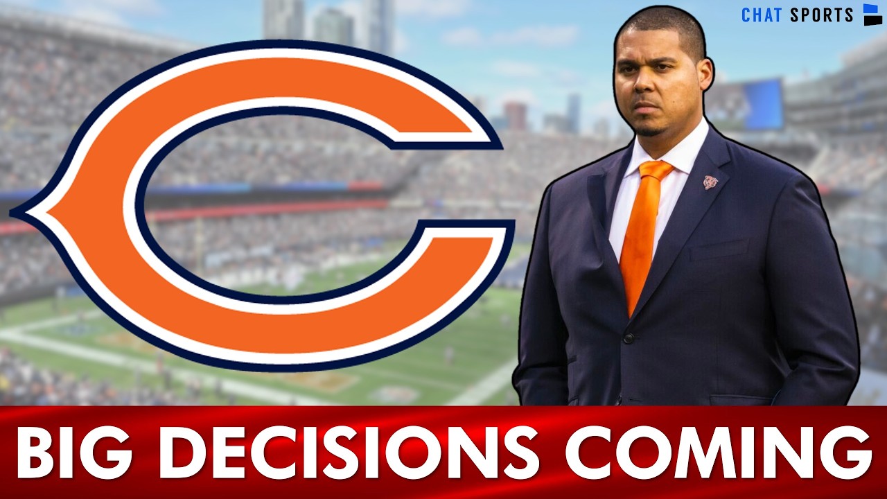 Chicago Bears GM Ryan Poles Has Some BIG DECISIONS To Make…