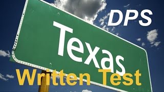 Texas dps test questions for permit practice and driver's license. dmv
written online free, learn tx driving theory, prepar...