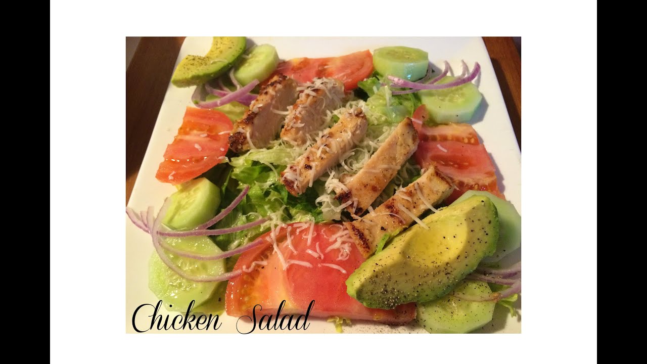 Delicious Low Fat Chicken Salad - YouTube