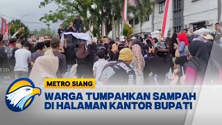 Protes Pengelolaan Tpa Ratusan Warga Demo Kantor Bupati Pandeglang   Metro Siang