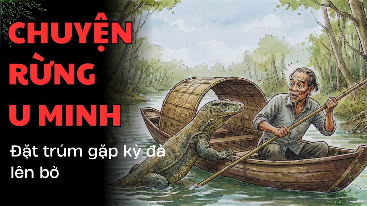 Đặt Trúm Gặp Kỳ Đà Lên Bờ  | Chuyện Rừng U Minh